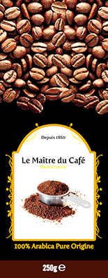 CAFE ARABICA EN GRAINS 250G